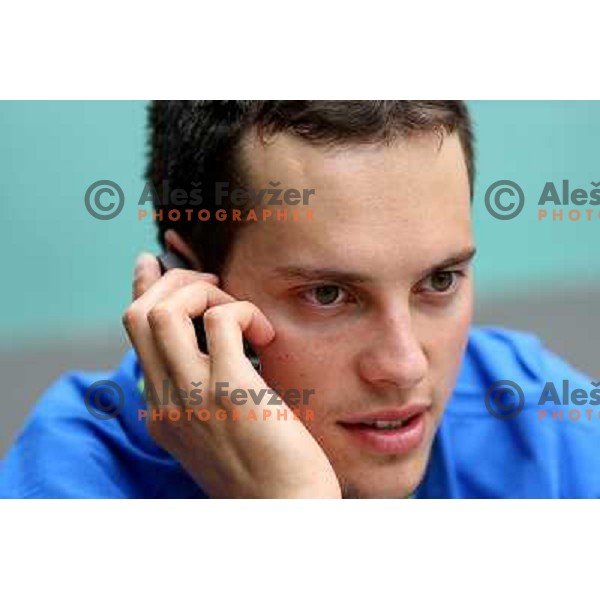 Matjaz Markic member of Slovenia team for Mediteranean Games- Pescara 2009 at official presentation in Union Hall, Ljubljana 16.6.2009 