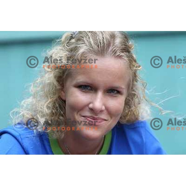 Adela SAjn member of Slovenia team for Mediteranean Games- Pescara 2009 at official presentation in Union Hall, Ljubljana 16.6.2009 