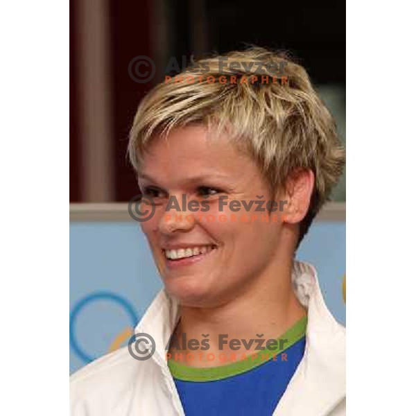 Urska Zolnir, member of Slovenia judo team at Mediteranean Games- Pescara 2009 at official reception in Union Hall, Ljubljana 7.7.2009 