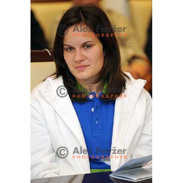 Sodec at the presentation of the Slovenian team for the 8th World Games , Ljubljana, 10.07.2009 