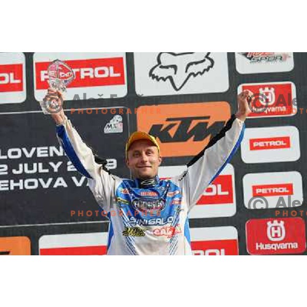 Pyrhonen at motocross MX3 world cup, Orehova vas, 12.7.2009 