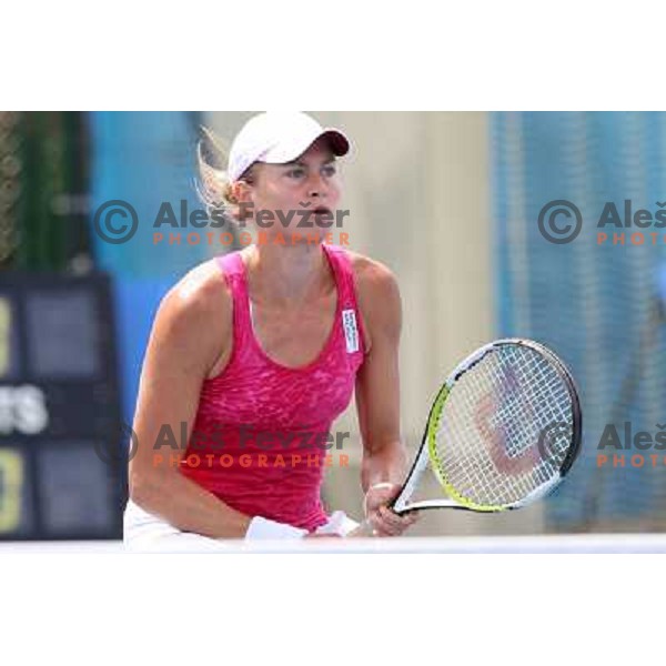 Elena Bovina (RUS) during action in first round of Qualifications for Banka Koper Slovenia Open, WTA tour tournament, Portoroz 18.7.2009 