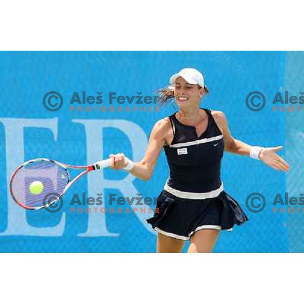 Evelyn Mayr (ITA) during action in first round of Qualifications for Banka Koper Slovenia Open, WTA tour tournament, Portoroz 18.7.2009 