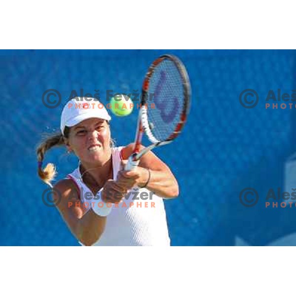 Anna Tatishvili (GEO) during action in first round of Banka Koper Slovenia Open, WTA tour, Portoroz 21.7.2009 