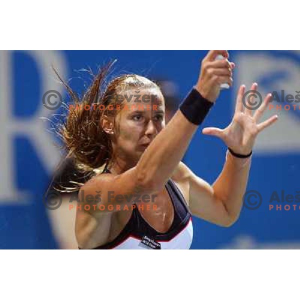 Polona Hercog (SLO) during action in first round of Banka Koper Slovenia Open, WTA tour, Portoroz 21.7.2009 