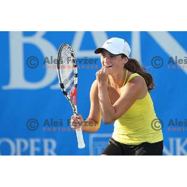 Vesna Manasieva (RUS) during action in first round of Banka Koper Slovenia Open, WTA tour, Portoroz 21.7.2009 