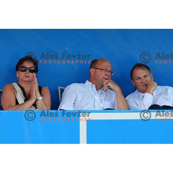 Umberger watching first round of Banka Koper Slovenia Open, WTA tour, Portoroz 21.7.2009 