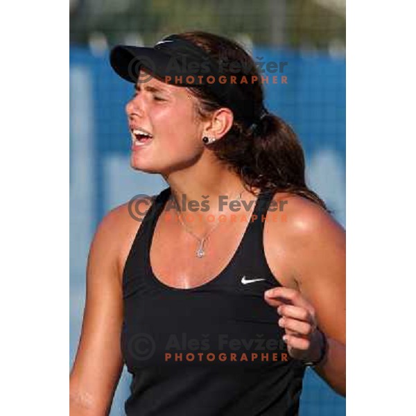 Julia Goerges (GER) during action in first round of Banka Koper Slovenia Open, WTA tour, Portoroz 21.7.2009 