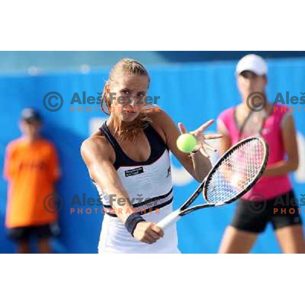 Polona Hercog (SLO) during action in second round of Banka Koper Slovenia Open, WTA tour, Portoroz, Slovenia 22.7.2009 