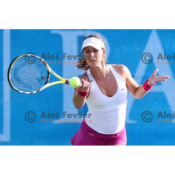 Camille Pin (FRA) during action in second round of Banka Koper Slovenia Open, WTA tour, Portoroz, Slovenia 22.7.2009 