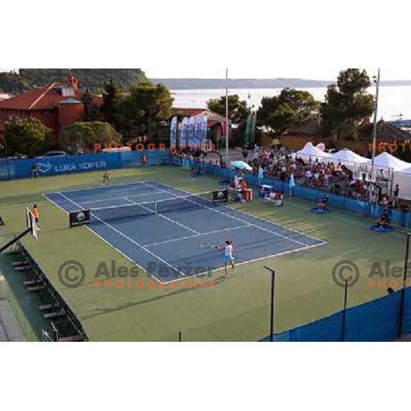 Lucie Safarova (CZE) during action in second raound of Banka Koper Slovenia Open, WTA tour, Portoroz, Slovenia 22.7.2009 