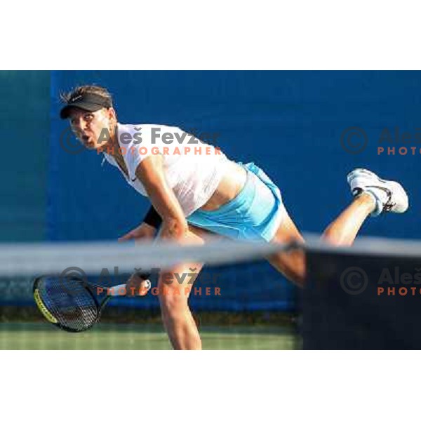 Lucie Safarova (CZE) during action in second raound of Banka Koper Slovenia Open, WTA tour, Portoroz, Slovenia 22.7.2009 