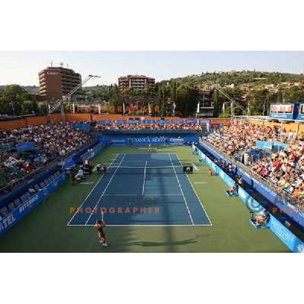 action in second round of Banka Koper Slovenia Open, WTA tour, Portoroz, Slovenia 22.7.2009 