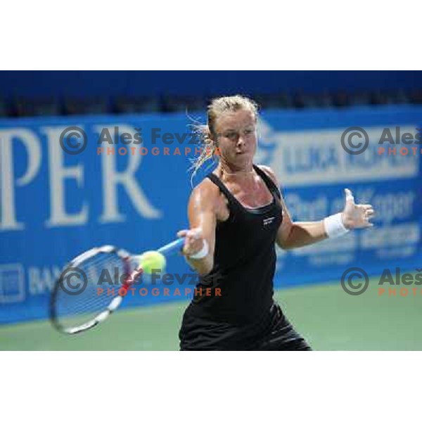 Vera Dushevina (RUS) during action in second round of Banka Koper Slovenia Open, WTA tour, Portoroz, Slovenia 22.7.2009 