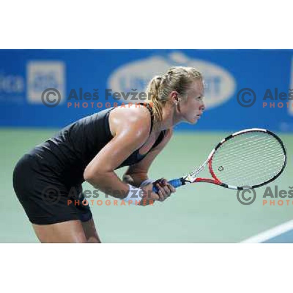 Vera Dushevina (RUS) during action in second round of Banka Koper Slovenia Open, WTA tour, Portoroz, Slovenia 22.7.2009 
