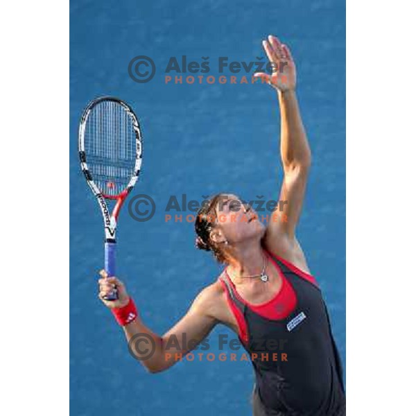 Dinara Safina (RUS) during action in second round of Banka Koper Slovenia Open, WTA tour, Portoroz, Slovenia 22.7.2009 