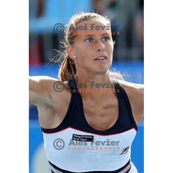 Polona Hercog (SLO) during action in second round of Banka Koper Slovenia Open, WTA tour, Portoroz, Slovenia 22.7.2009 
