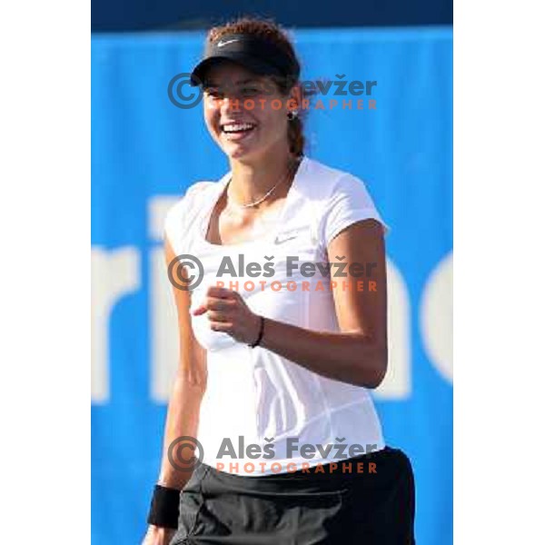 Julia Goerges (GER) in action during second round of Banka Koper Slovenia Open, WTA tour, played in SRC Marina, Portoroz 23.7.2009 