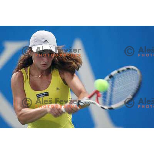 Vesna Manasieva (RUS) in action during second round of Banka Koper Slovenia Open, WTA tour, played in SRC Marina, Portoroz 23.7.2009 