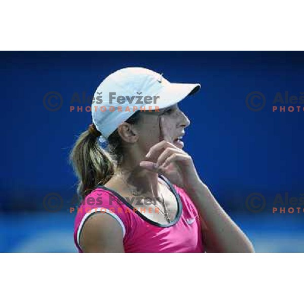 Petra Martic (CRO) in action during second round of Banka Koper Slovenia Open, WTA tour, played in SRC Marina, Portoroz 23.7.2009 