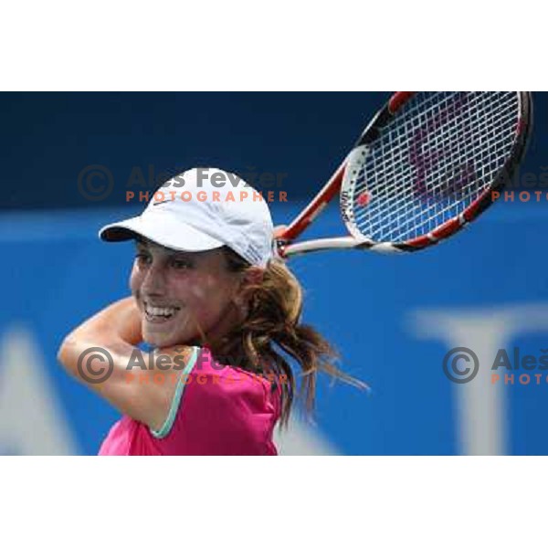 Petra Martic (CRO) in action during second round of Banka Koper Slovenia Open, WTA tour, played in SRC Marina, Portoroz 23.7.2009 