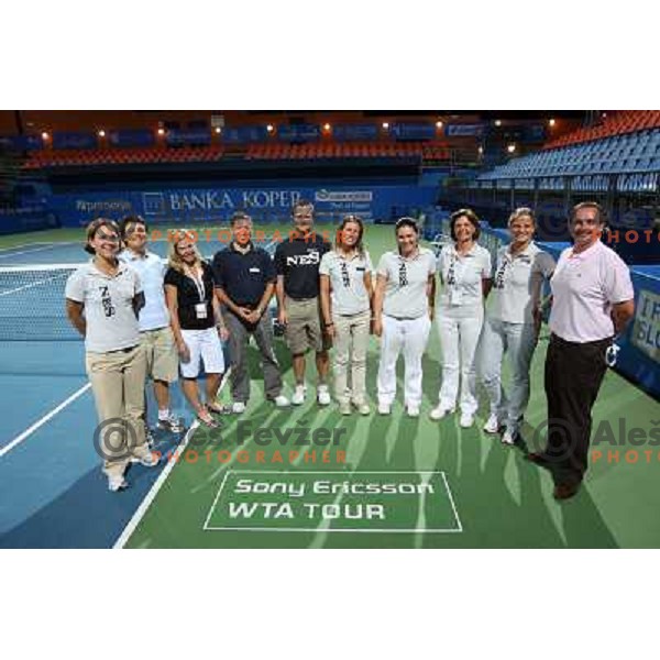 WTA tour Referees at Banka Koper Slovenia Open in Portoroz 2009 