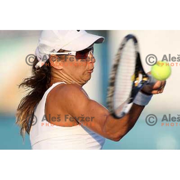 Rossana De Los Rios in action during quarter-finals of Banka Koper Slovenia Open, WTA tour in SRC Marina, Portoroz 24.7.2009 