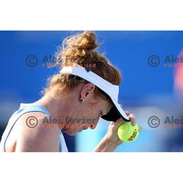Vladimira Uhlirova (CZE) during action in semi-final of Banka Koper Slovenia Open, WTA tour, Portoroz 24.7.2009 