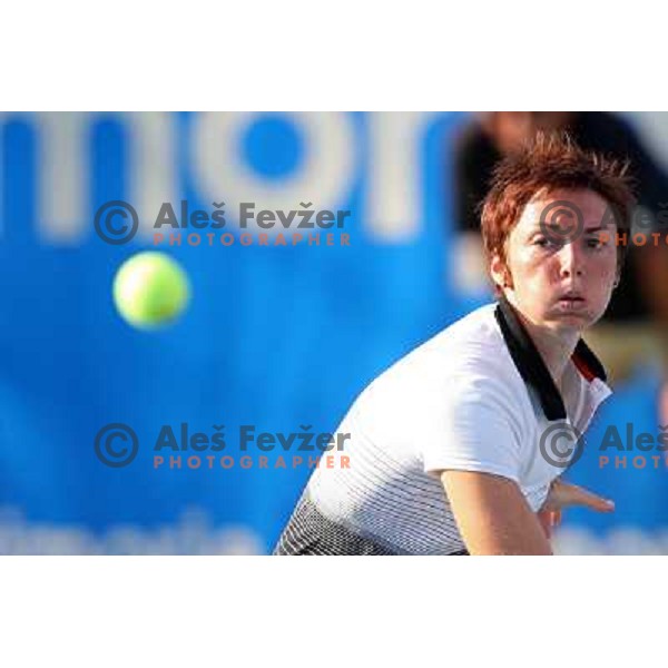 Jasmin Woehr (GER) in action during quarter-finals of Banka Koper Slovenia Open, WTA tour in SRC Marina, Portoroz 24.7.2009 