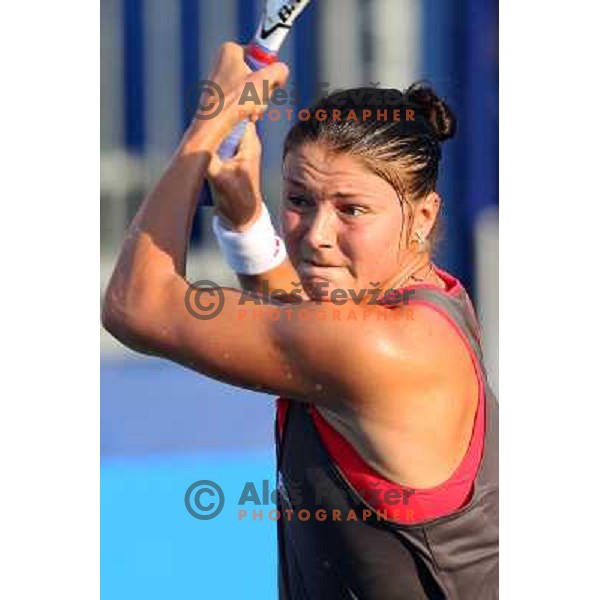 Dinara Safina (RUS) in action during quarter-finals of Banka Koper Slovenia Open, WYTA tour in SRC Marina, Portoroz 24.7.2009 