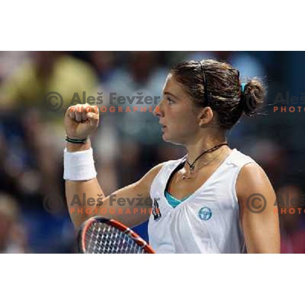 Sara Errani (ITA) in action during final of Banka Koper Slovenia Open, WTA tour in SRC Marina, Portoroz 26.7.2009 