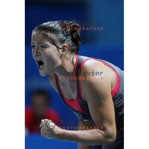 Dinara Safina (RUS) in action during final of Banka Koper Slovenia Open, WTA tour in SRC Marina, Portoroz 26.7.2009 