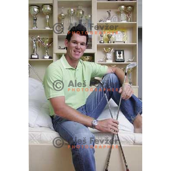 Gojcic Matjaz in his sleeping room