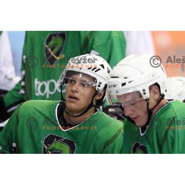 Jure Kralj from Tilia Olimpija at first ice practice session for 2009-2010 season in Hala Tivoli, Ljubljana, Slovenia 3.8.2009 