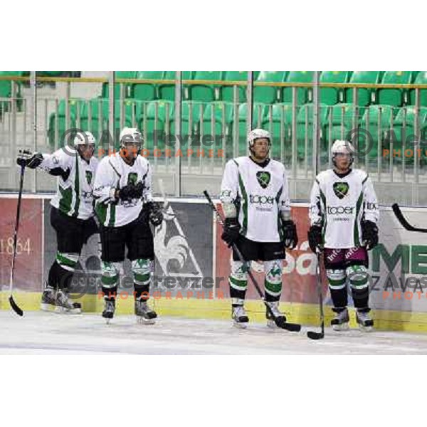 Tilia Olimpija at first ice practice session for 2009-2010 season in Hala Tivoli, Ljubljana, Slovenia 3.8.2009 