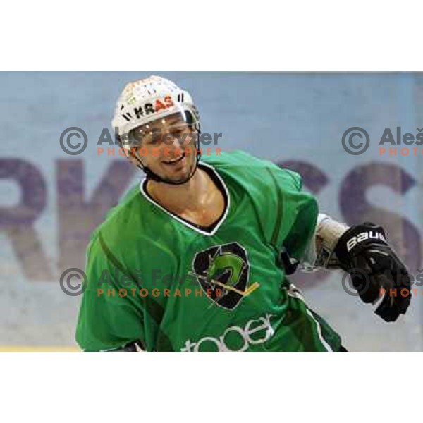 Brendan Yarema from Tilia Olimpija at first ice practice session for 2009-2010 season in Hala Tivoli, Ljubljana, Slovenia 3.8.2009 