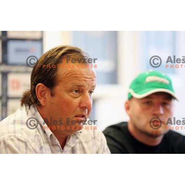  Matjaz Sekelj at Tilia Olimpija pre-season press conference at Hala Tivoli, Ljubljana 3.8.02009 