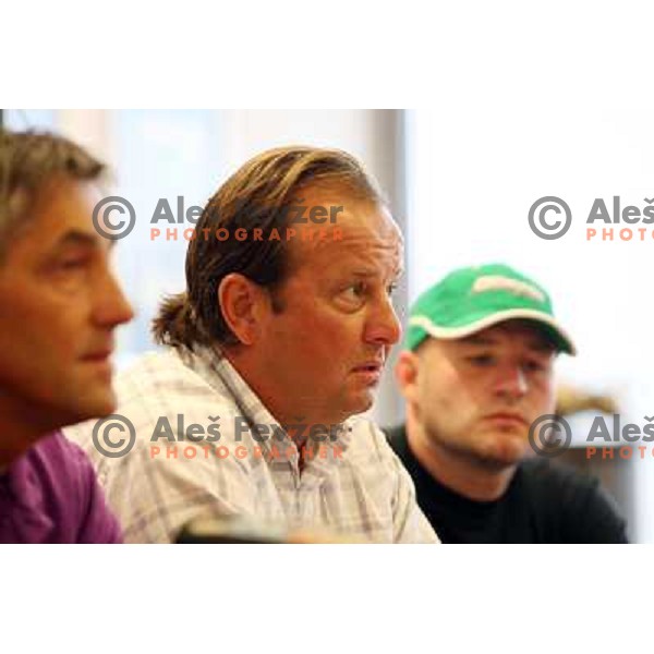  Matjaz Sekelj at Tilia Olimpija pre-season press conference at Hala Tivoli, Ljubljana 3.8.02009 