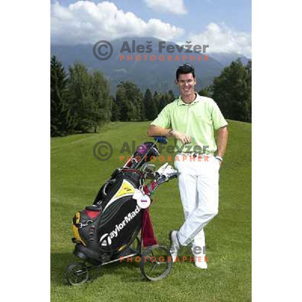 Gojcic Matjaz with his tour bag