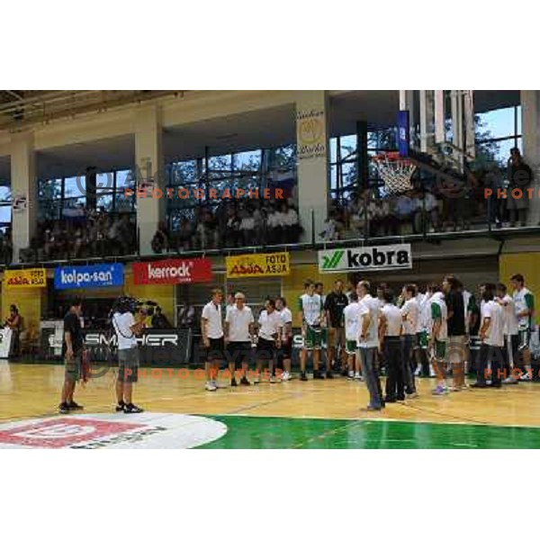  at the basketballl game Slovenia - Russia, Friendly Match, Novo Mesto, 10.08.2009, 