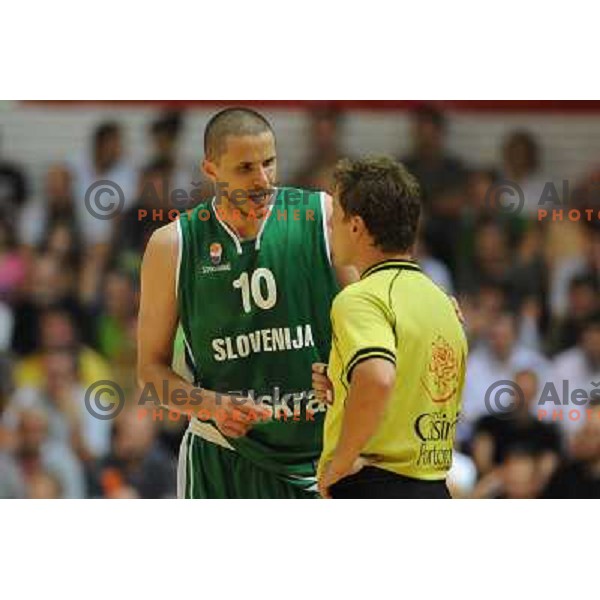 Nachbar at the basketballl game Slovenia - Russia, Friendly Match, Novo Mesto, 10.08.2009, 