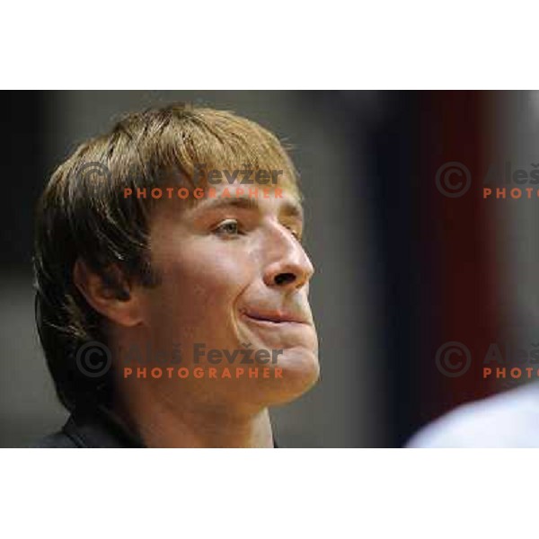 Smodis at the basketballl game Slovenia - Russia, Friendly Match, Novo Mesto, 10.08.2009, 