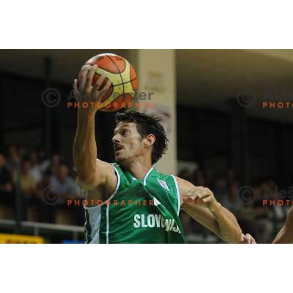 Golemac at the basketballl game Slovenia - Russia, Friendly Match, Novo Mesto, 10.08.2009, 
