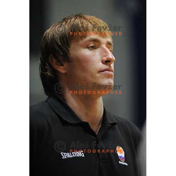 Smodis at the basketballl game Slovenia - Russia, Friendly Match, Novo Mesto, 10.08.2009, 