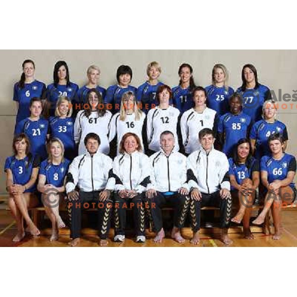 RK Krim Mercator team rooster for 2009-2010 season, Ljubljana 