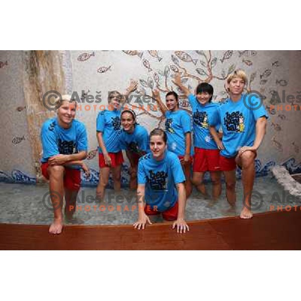  RK Krim Mercator players after summer practice for next sesaon in hotel Kokra, Brdo pri Kranju, Slovenia 13.8.2009 