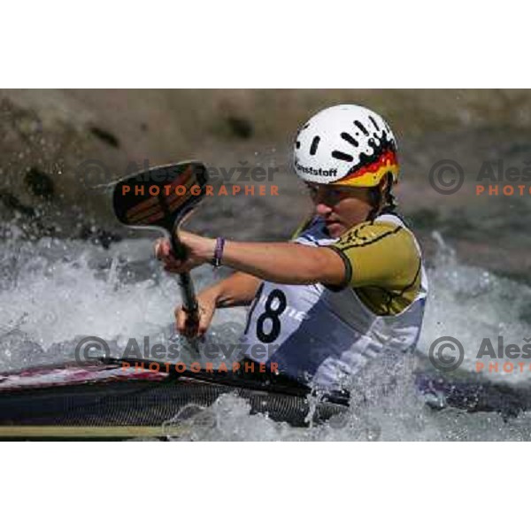 Stefanie Horn during ICF Slalom World Ranking race, Slovenian Open in Tacen, 23.08.2009 