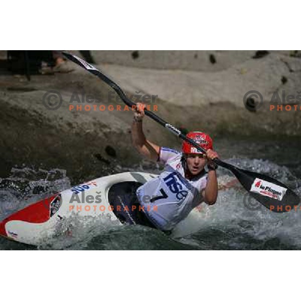 Nouria Newman during ICF Slalom World Ranking race, Slovenian Open, 23.08.2009 