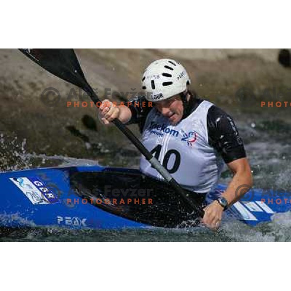 Fiona Pennie during ICF Slalom World Ranking race, Slovenian Open in Tacen, 23.08.2009 