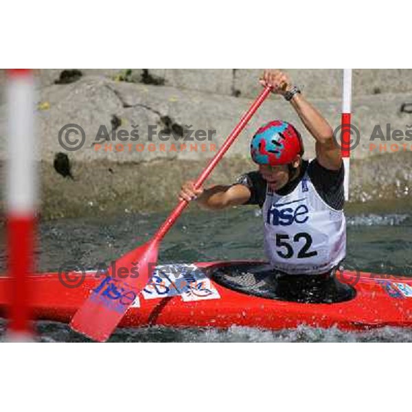Jure Lenarcic during ICF Slalom World Ranking race, Slovenian Open in Tacen, 23.08.2009 